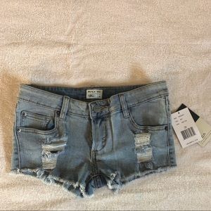 RVCA denim shorts NWT size 25